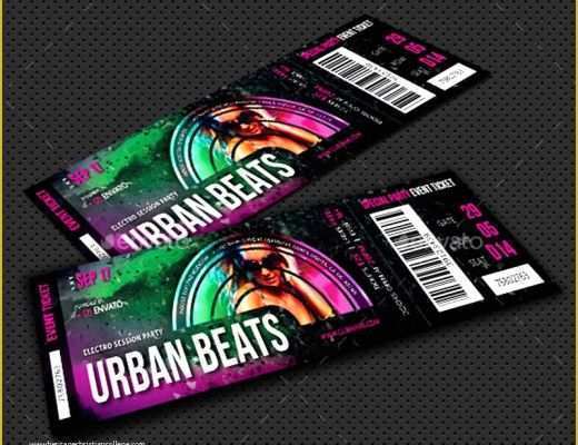 Free Party Ticket Template Of 18 event Ticket Templates Psd Psdtemplatesblog