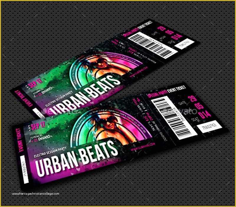 Free Party Ticket Template Of 18 event Ticket Templates Psd Psdtemplatesblog