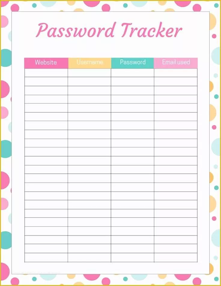 Free Password Keeper Template Printable Of Best 25 Password Printable Ideas On Pinterest