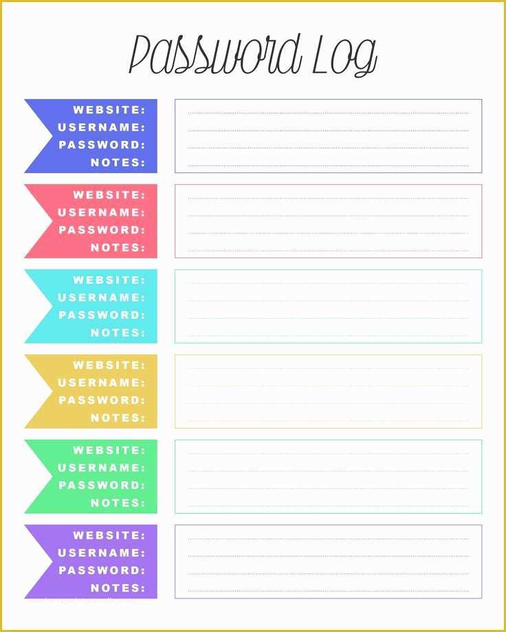 Free Password Template Of Best 25 Password Printable Ideas On Pinterest