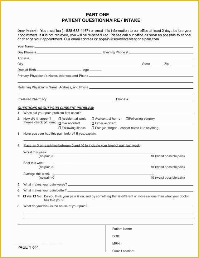 Free Patient Intake form Template Of Dr attaman New Patient Intake form