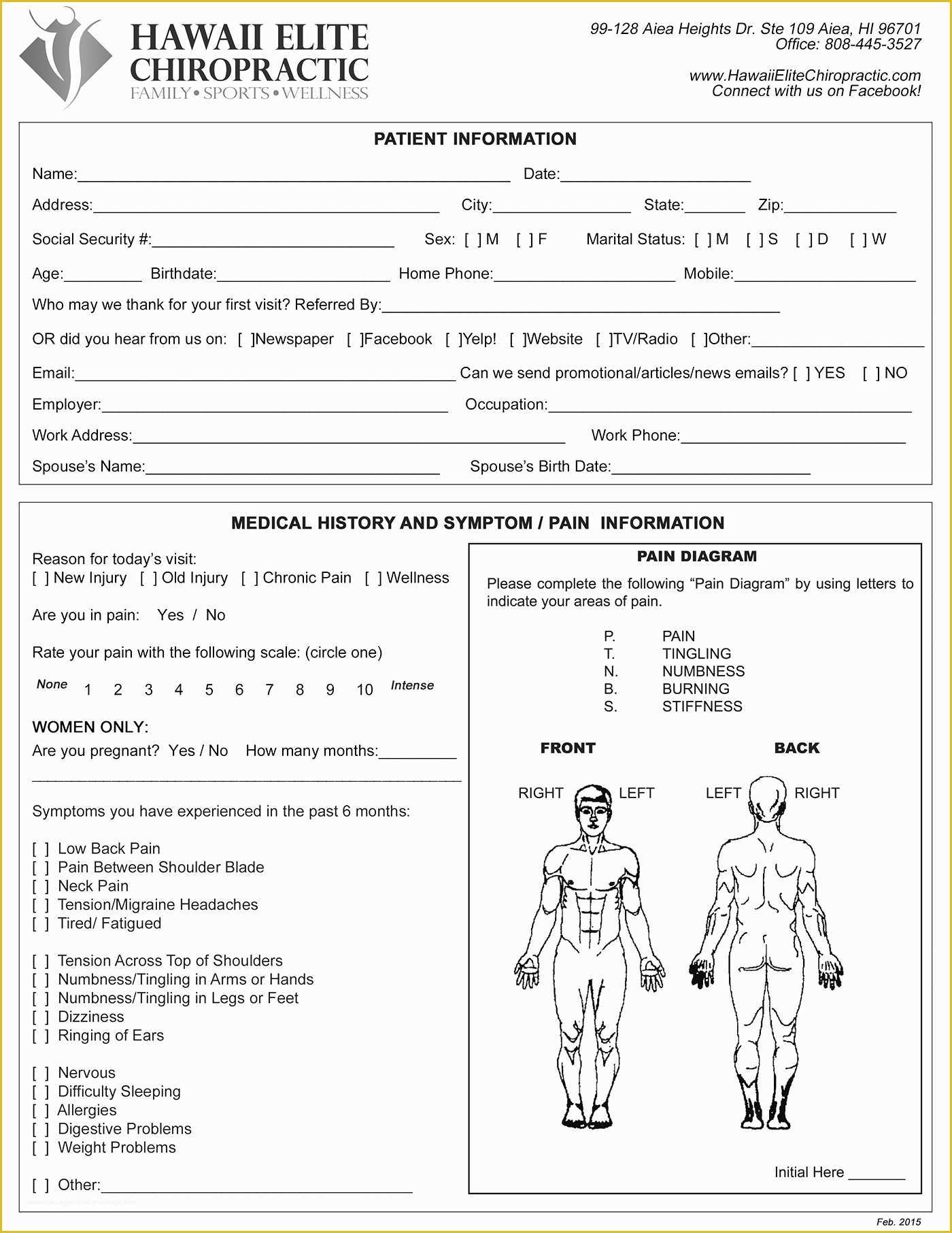 Free Patient Intake form Template Of Free Free Patient Intake form Template – Radiofama