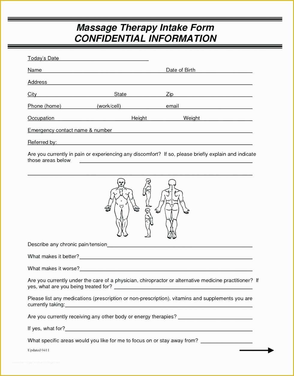 Free Patient Intake form Template Of Free Patient Intake form Template