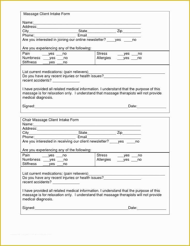 Free Patient Intake form Template Of Free Patient Intake form Template – Radiofama