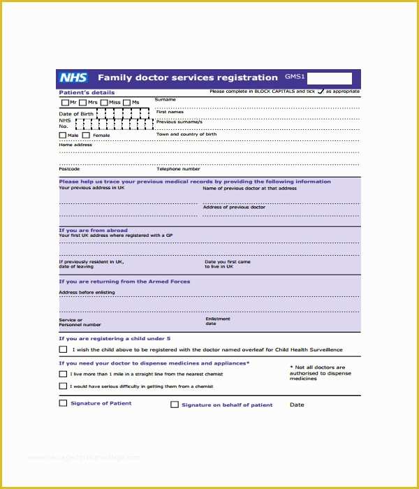 Free Patient Registration form Template Of 11 Registration form Templates Free Word Pdf Documents