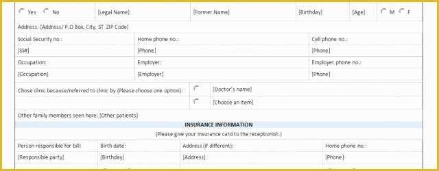 Free Patient Registration form Template Of Family Reunion Registration form Template Lovely Patient