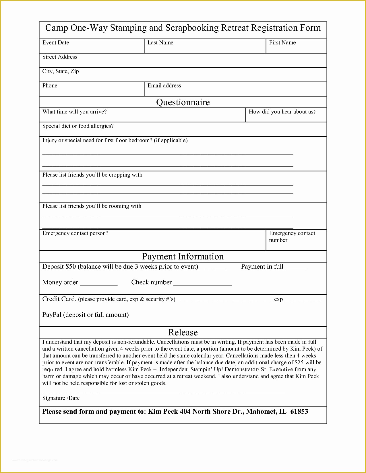 Free Patient Registration form Template Of Free Registration form Template Word Want A Free Refresher