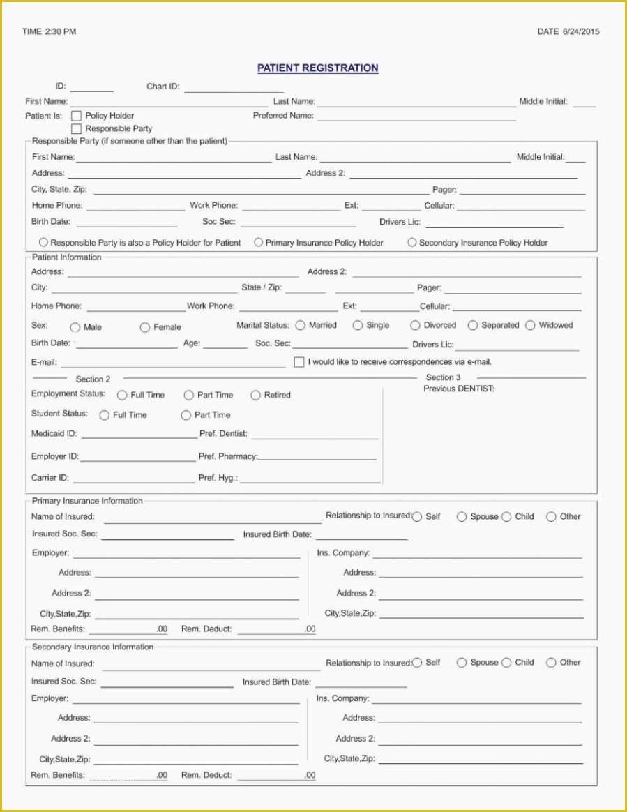 Free Patient Registration form Template Of Ten Reasons why People Like Free Patient