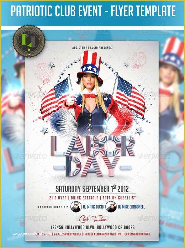Free Patriotic Flyer Template Of 16 Amazing Independence Day Psd Flyer Templates