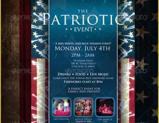 Free Patriotic Flyer Template Of 160 Free and Premium Psd Flyer Design Templates Print