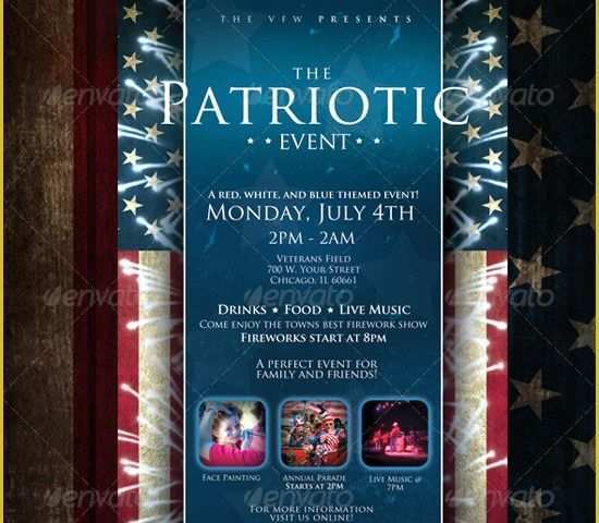 Free Patriotic Flyer Template Of 160 Free and Premium Psd Flyer Design Templates Print