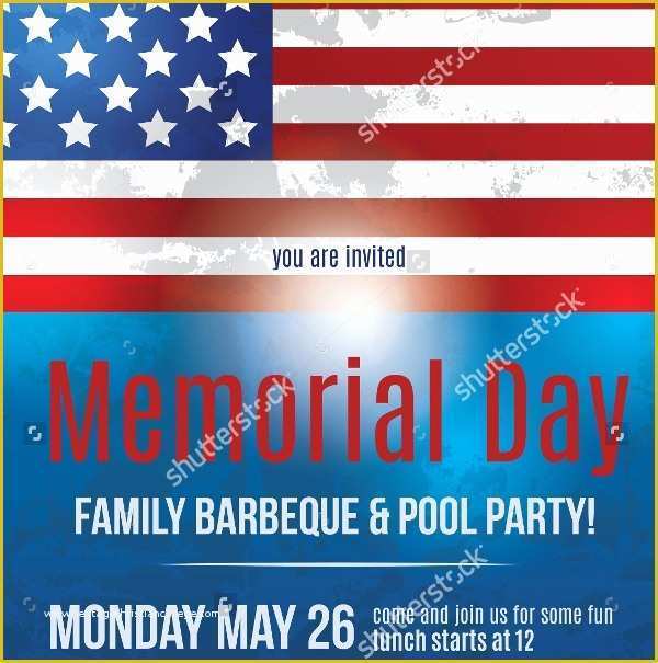 Free Patriotic Flyer Template Of 20 Memorial Day Flyer Templates