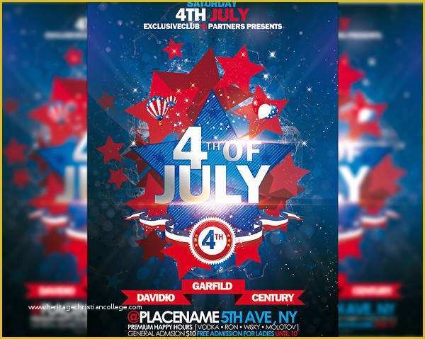 Free Patriotic Flyer Template Of 9 Patriotic Flyer Templates Free Sample Example