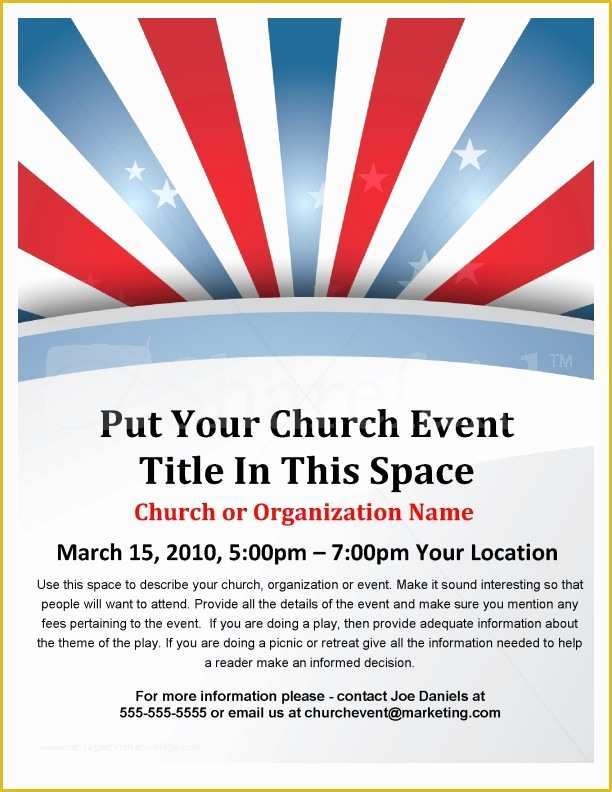 Free Patriotic Flyer Template Of Memorial Day Parade Flyer Template