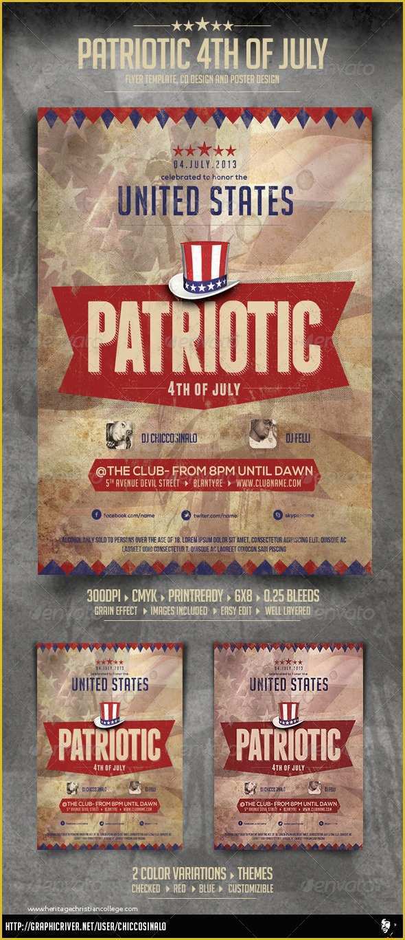 Free Patriotic Flyer Template Of Patriotic Flyer Tinkytyler Stock S & Graphics