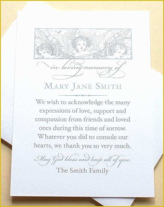 Free Patriotic Funeral Program Template Of Thank You Card Template Funeral Programs Patriotic Us