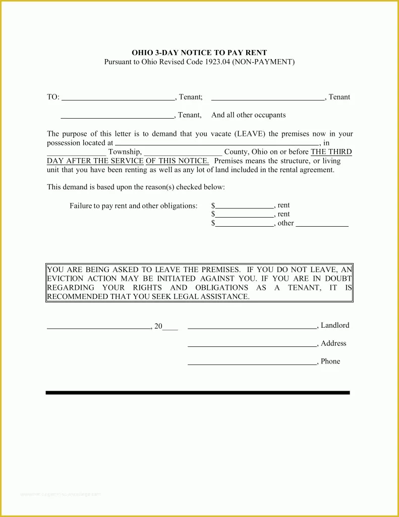 Free Pay or Quit Notice Template Of 3 Day Notice to Pay Rent Quit California form Choice