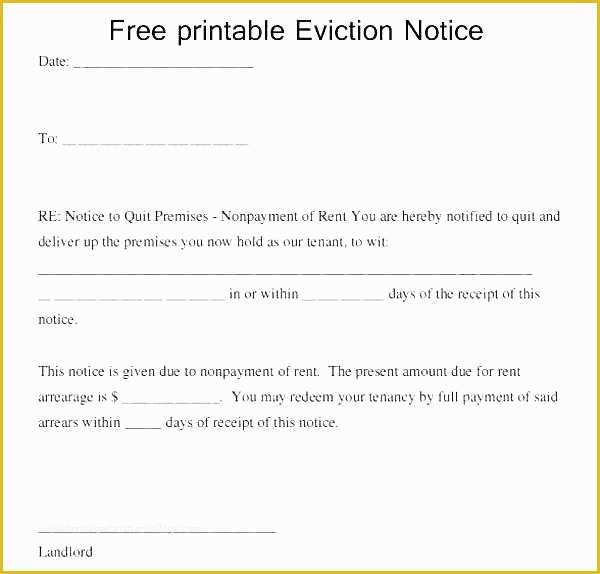 Free Pay or Quit Notice Template Of 5 Day Eviction Notice Template Word Fresh Site form