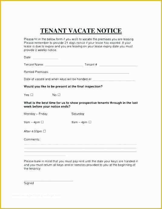 Free Pay or Quit Notice Template Of Pay Rent or Quit Template