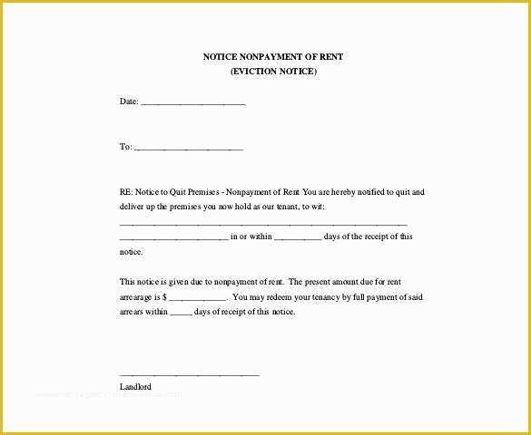 Free Pay or Quit Notice Template Of Pay Rent or Quit Template