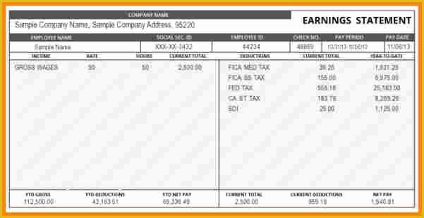 Free Pay Stub Maker Template Of 12 Free Online Paystub Generator