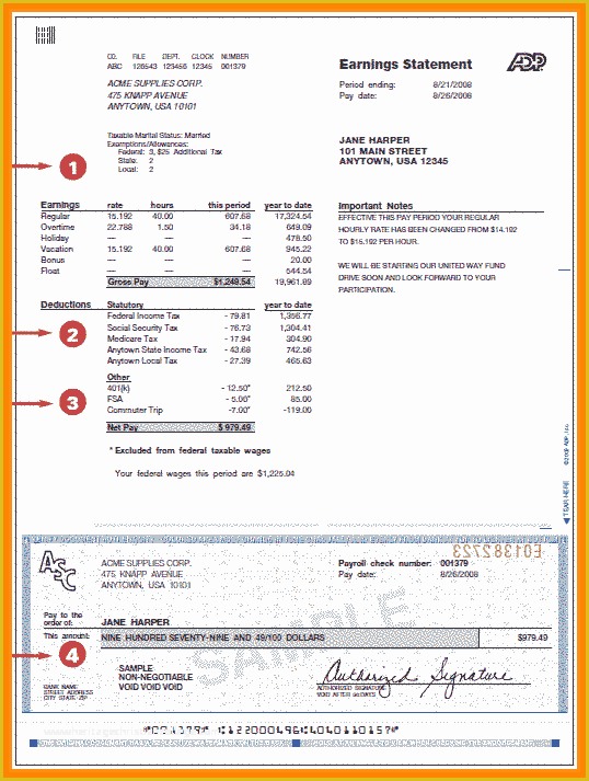 Free Pay Stub Maker Template Of 7 Adp Pay Stub Generator Free