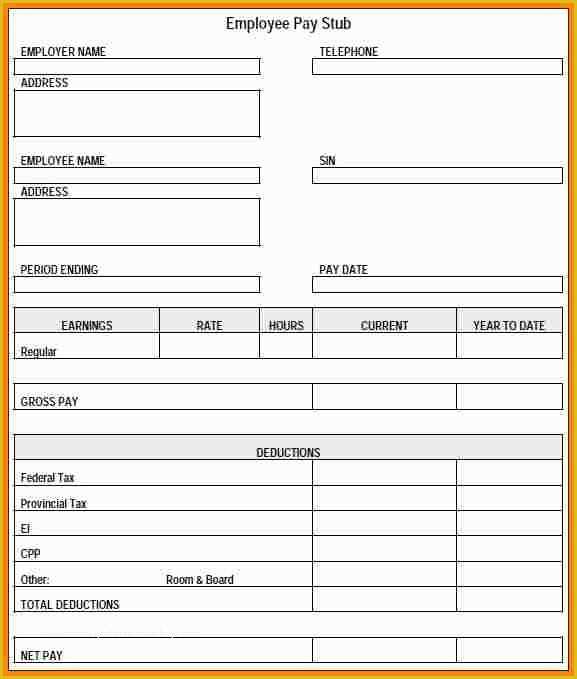 Free Pay Stub Maker Template Of 8 Free Printable Pay Stub Maker