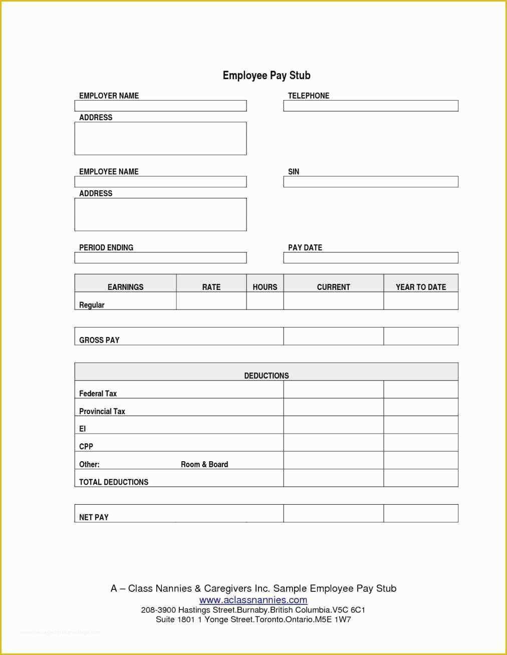 Free Pay Stub Maker Template Of Check Stub Creator Resume format software 1099 Pay