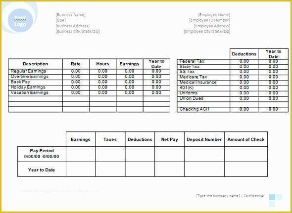 Free Pay Stub Maker Template Of Make Pay Stubs Template Free