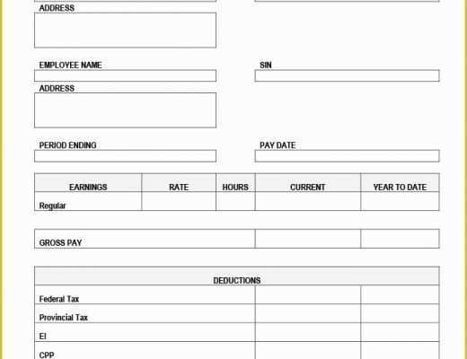 Free Pay Stub Template Microsoft Word Of 3 Check Stub Templates Pdf Doc