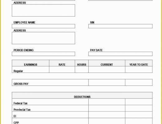 Free Pay Stub Template Microsoft Word Of 3 Check Stub Templates Pdf Doc