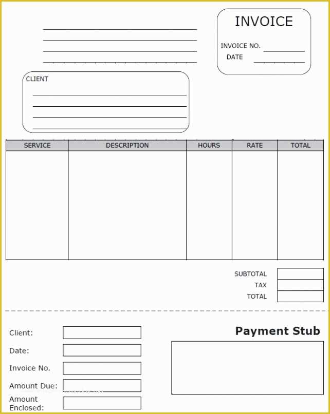 Free Pay Stub Template Microsoft Word Of Free Pay Stub Template with