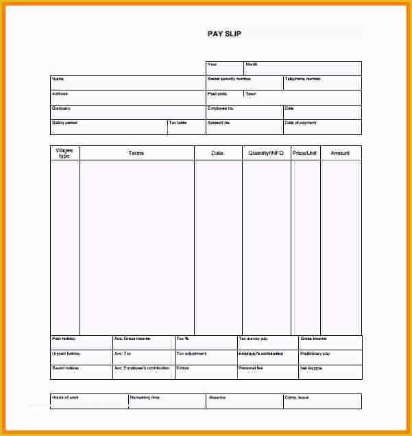 Free Pay Stub Template with Calculator Of 8 Free Pay Stub Templates Online
