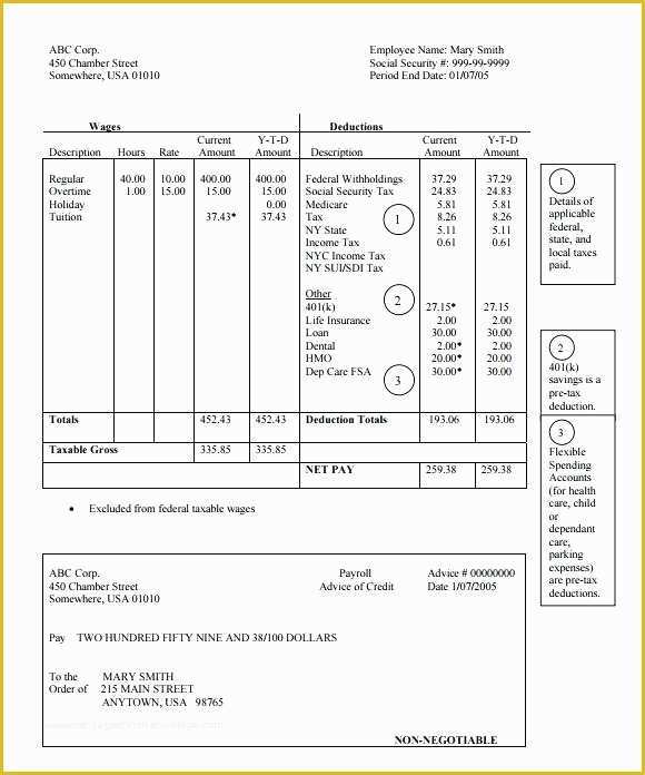 Free Pay Stub Template with Calculator Of Excel Paystub Template Free Pay Stub Template with