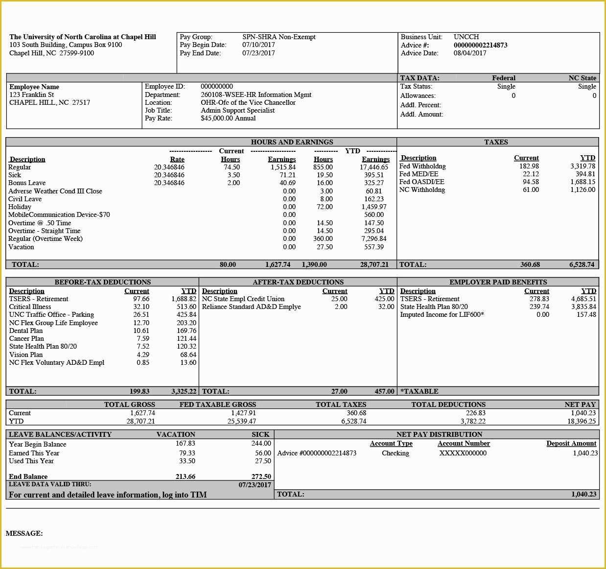 Free Pay Stub Template with Calculator Of Free Pay Stub Template Ulyssesroom with Calculator Canada