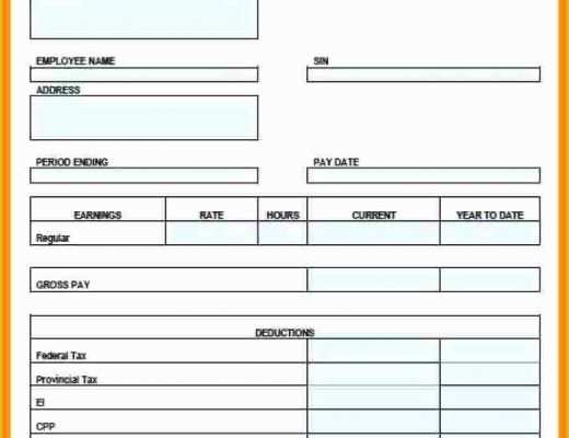 Free Paycheck Stub Template Download Of 5 Free Payroll Check Stub Template