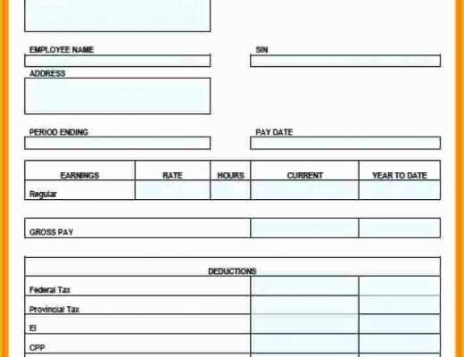 Free Paycheck Stub Template Download Of 5 Free Payroll Check Stub Template