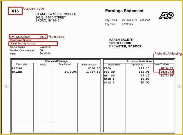 Free Paycheck Stub Template Of Free Fillable Blank Pay Stubs