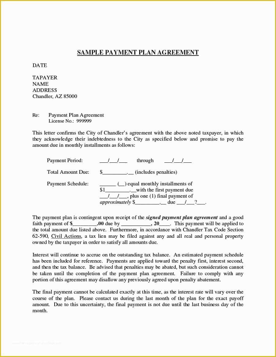 Free Payment Agreement Template Of Payment Agreement 40 Templates & Contracts Template Lab