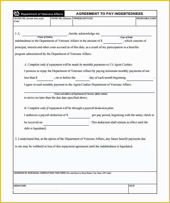 Free Payment Agreement Template Of Payment Plan Agreement Template 12 Free Word Pdf