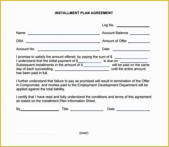 Free Payment Agreement Template Of Payment Plan Agreement Template – 21 Free Word Pdf