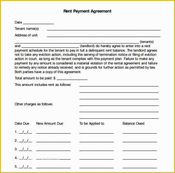 Free Payment Agreement Template Of Payment Plan Agreement Templates Word Excel Samples