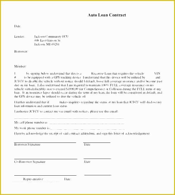 Free Payment Agreement Template Of Vehicle Payment Agreement Template