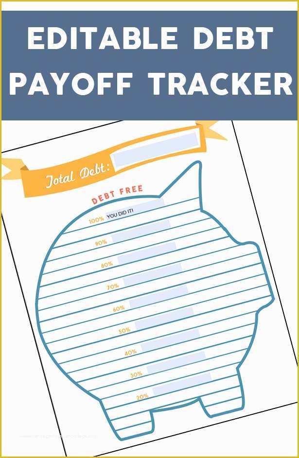 Free Payment Tracker Template Of Debt Tracker Printable and Spreadsheet E Beautiful Home