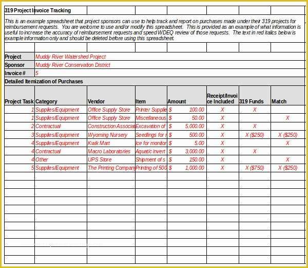 Free Payment Tracker Template Of Invoice Tracking Template Excel