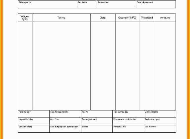 Free Payroll Checks Templates Of 7 Free Printable Pay Stub Template