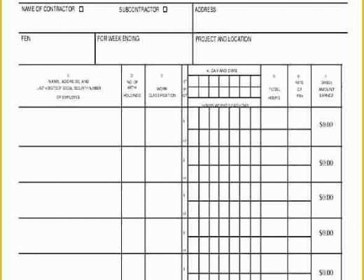 Free Payroll Invoice Template Of 7 Weekly Payroll Sheet