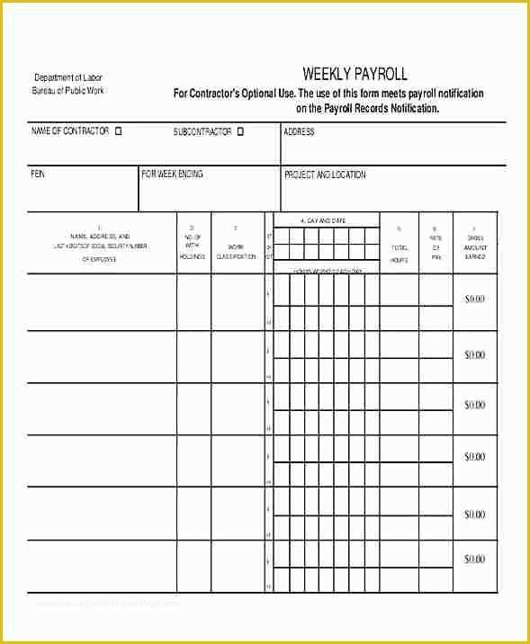 52 Free Payroll Invoice Template