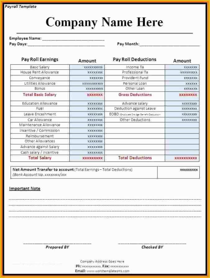 Free Payroll Invoice Template Of 9 Payroll Invoice