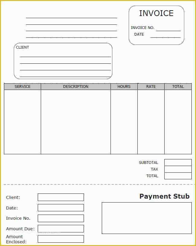 Free Payroll Template Of 6 Blank Payroll Stub